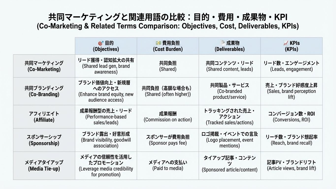 共同マーケティングとは?コ・マーケティングの利点や成功事例