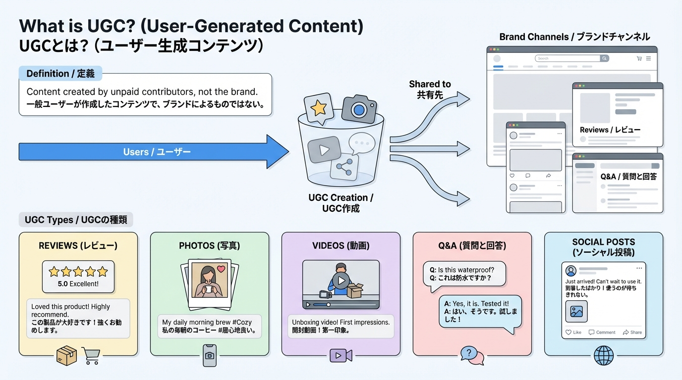 UGCとは?活用方法やメリット、成功事例を紹介