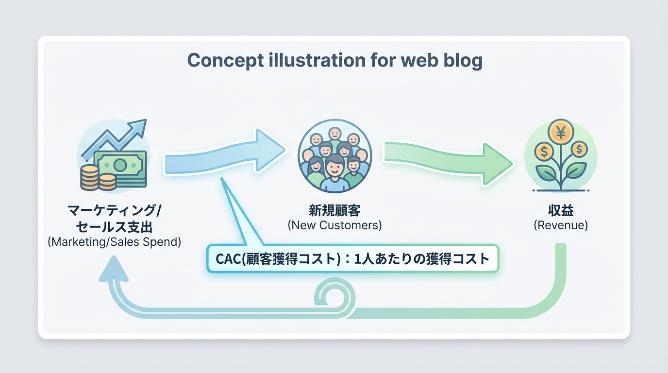 業界別顧客獲得コスト(CAC)とは?平均相場と改善策を解説【2026年版】