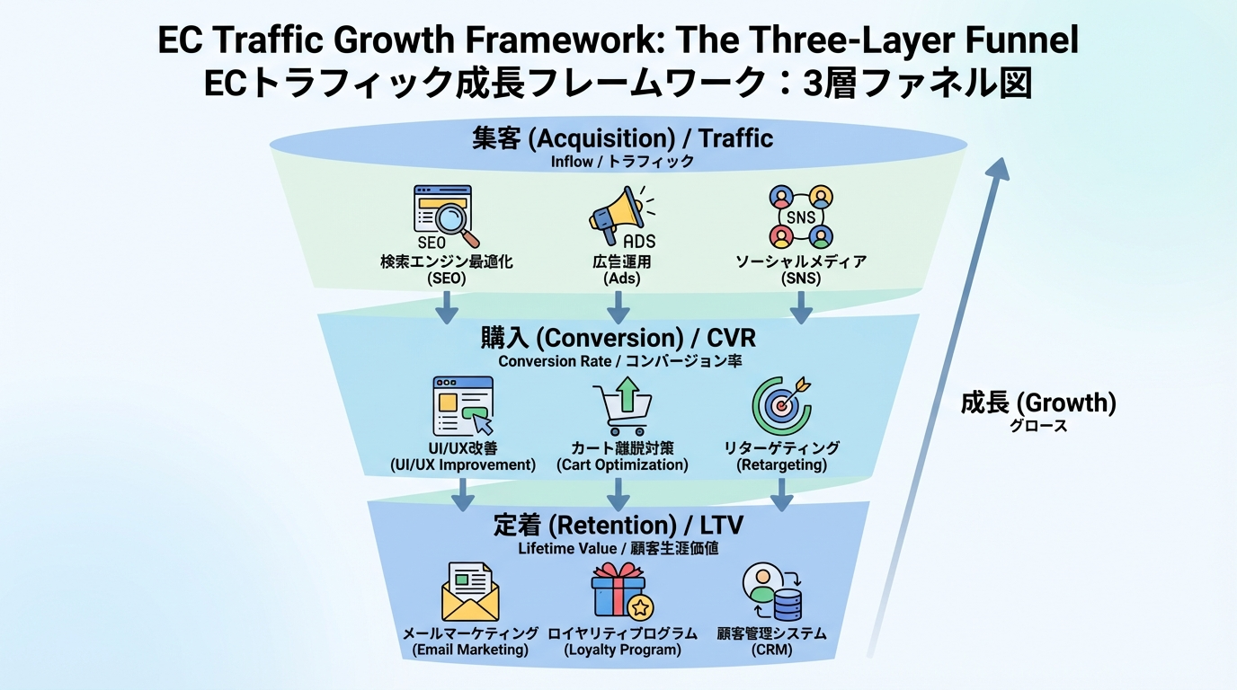 ECサイトの集客方法:具体策18選と事例