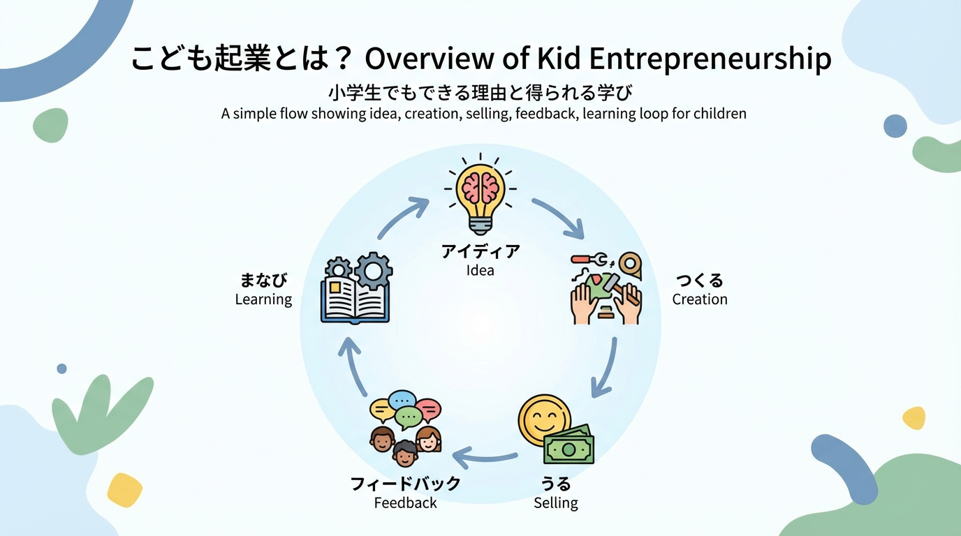 子供の起業例5選:小学生からでもできるこども起業