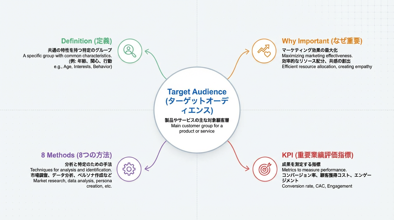 2024年版！ターゲットオーディエンスに届ける8つの方法